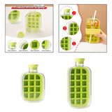 Maxbell 2 in 1 Ice Cube Bottle Outdoor Ice Cube Tray for Water Beer Juice and Drinks 500ml