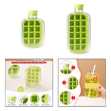 Maxbell 2 in 1 Ice Cube Bottle Outdoor Ice Cube Tray for Water Beer Juice and Drinks 500ml