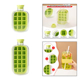 Maxbell 2 in 1 Ice Cube Bottle Outdoor Ice Cube Tray for Water Beer Juice and Drinks 500ml