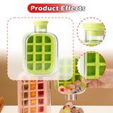 Maxbell 2 in 1 Ice Cube Bottle Outdoor Ice Cube Tray for Water Beer Juice and Drinks 500ml