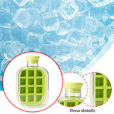 Maxbell 2 in 1 Ice Cube Bottle Outdoor Ice Cube Tray for Water Beer Juice and Drinks 500ml