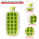Maxbell 2 in 1 Ice Cube Bottle Outdoor Ice Cube Tray for Water Beer Juice and Drinks 800ml