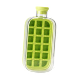 Maxbell 2 in 1 Ice Cube Bottle Outdoor Ice Cube Tray for Water Beer Juice and Drinks 800ml