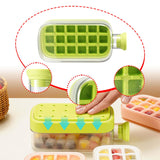 Maxbell 2 in 1 Ice Cube Bottle Outdoor Ice Cube Tray for Water Beer Juice and Drinks 800ml