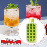 Maxbell 2 in 1 Ice Cube Bottle Outdoor Ice Cube Tray for Water Beer Juice and Drinks 800ml