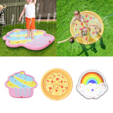 Maxbell Splash Pad for Kids Thickened PVC Water Spray Pad for Toddlers Dogs Backyard Ice Cream