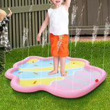 Maxbell Splash Pad for Kids Thickened PVC Water Spray Pad for Toddlers Dogs Backyard Ice Cream
