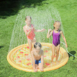 Maxbell Splash Pad for Kids Thickened PVC Water Spray Pad for Toddlers Dogs Backyard Pizza