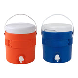 Maxbell 3.8L Insulated Camping Cooler Barrel Water Bottle Jug for RV Outdoor Fishing Blue