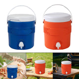 Maxbell 3.8L Insulated Camping Cooler Barrel Water Bottle Jug for RV Outdoor Fishing Blue