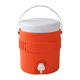 Maxbell 3.8L Insulated Camping Cooler Barrel Water Bottle Jug for RV Outdoor Fishing Orange