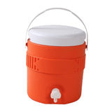 Maxbell 3.8L Insulated Camping Cooler Barrel Water Bottle Jug for RV Outdoor Fishing Orange
