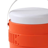 Maxbell 3.8L Insulated Camping Cooler Barrel Water Bottle Jug for RV Outdoor Fishing Orange
