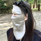 Maxbell Women Face Mask Summer Protector Full Face Cover for Travel Outdoor Climbing Silver Gray