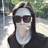 Maxbell Women Face Mask Summer Protector Full Face Cover for Travel Outdoor Climbing Silver Gray