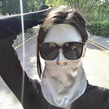 Maxbell Women Face Mask Summer Protector Full Face Cover for Travel Outdoor Climbing Silver Gray