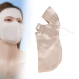 Maxbell Women Face Mask Summer Protector Full Face Cover for Travel Outdoor Climbing Champagne