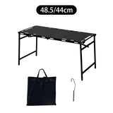 Maxbell Folding Camping Table Festival Holiday Beach Dining Party with Lantern Stand 104cmx48.5cmx45cm