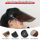 Maxbell Sun Visor Hat Portable Lightweight Beach Cap Sun Cap for Golf Oudtoor Tennis Brown
