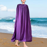 Maxbell Portable Changing Room Tent Convenient 140cm Length for Dancer Swimming Boat Purple