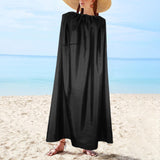 Maxbell Portable Changing Room Tent Convenient 140cm Length for Dancer Swimming Boat Black