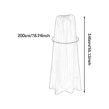 Maxbell Portable Changing Room Tent Convenient 140cm Length for Dancer Swimming Boat Blue