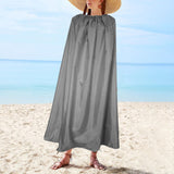 Maxbell Portable Changing Room Tent Convenient 140cm Length for Dancer Swimming Boat Grey