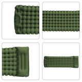 Maxbell Camping Sleeping Pad Lightweight Air Mattress for Picnic Outdoor Backpacking army green