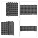 Maxbell Camping Sleeping Pad Lightweight Air Mattress for Picnic Outdoor Backpacking gray