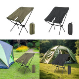 Maxbell Folding Camping Chair Seat Camp Stool Fishing Chair for Outside Travel Beach Green