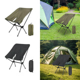 Maxbell Folding Camping Chair Seat Camp Stool Fishing Chair for Outside Travel Beach Green