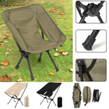 Maxbell Folding Camping Chair Seat Camp Stool Fishing Chair for Outside Travel Beach Green