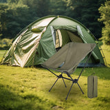Maxbell Folding Camping Chair Seat Camp Stool Fishing Chair for Outside Travel Beach Green