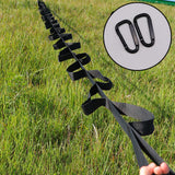 Maxbell Climbing Strap with Loops Practical Daisy Chain for Climbing Pilates Hammock Length 5m