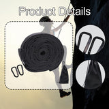Maxbell Climbing Strap with Loops Practical Daisy Chain for Climbing Pilates Hammock Length 20m