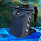Maxbell Waterproof Dry Bag 20L Rolltop Backpack for Swimming Outdoor Camping Fishing Dark Blue