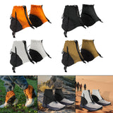 Maxbell Leg Ankle Gaiters Boot Sandproof Covers for Hiking Skiing Outdoor Activities Orange