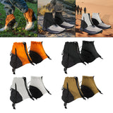 Maxbell Leg Ankle Gaiters Boot Sandproof Covers for Hiking Skiing Outdoor Activities Orange