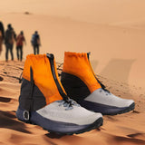 Maxbell Leg Ankle Gaiters Boot Sandproof Covers for Hiking Skiing Outdoor Activities Orange