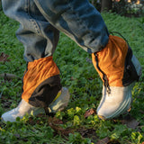 Maxbell Leg Ankle Gaiters Boot Sandproof Covers for Hiking Skiing Outdoor Activities Orange