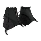 Maxbell Leg Ankle Gaiters Boot Sandproof Covers for Hiking Skiing Outdoor Activities Black