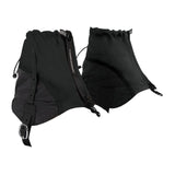 Maxbell Leg Ankle Gaiters Boot Sandproof Covers for Hiking Skiing Outdoor Activities Black