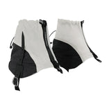 Maxbell Leg Ankle Gaiters Boot Sandproof Covers for Hiking Skiing Outdoor Activities Grey