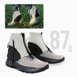 Maxbell Leg Ankle Gaiters Boot Sandproof Covers for Hiking Skiing Outdoor Activities Grey