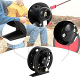 Maxbell Fly Fishing Reel for Freshwater Saltwater Labor Saving Smooth Braking System 40mm Diameter