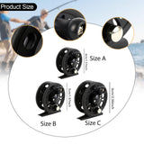 Maxbell Fly Fishing Reel for Freshwater Saltwater Labor Saving Smooth Braking System 40mm Diameter