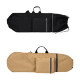 Maxbell Longboard Carry Case Skate Adjustable Straps with Handle Skateboard Backpack Black