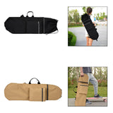 Maxbell Longboard Carry Case Skate Adjustable Straps with Handle Skateboard Backpack Black