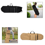 Maxbell Longboard Carry Case Skate Adjustable Straps with Handle Skateboard Backpack Black