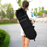 Maxbell Longboard Carry Case Skate Carrier for Travel Waterproof Skateboard Backpack Black